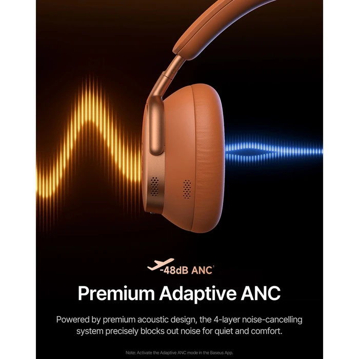 Baseus Inspire XH1 Wireless Noise Cancel Headphones Coral