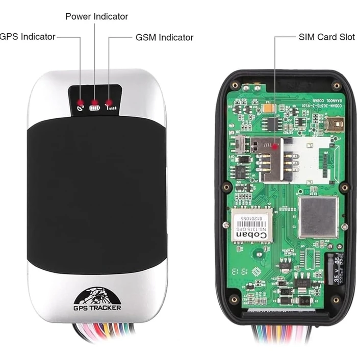 VenCore 5689-10001 - GPS Tracker TK303G Συσκευή Δορυφορικού Εντοπισμού Οχήματος
