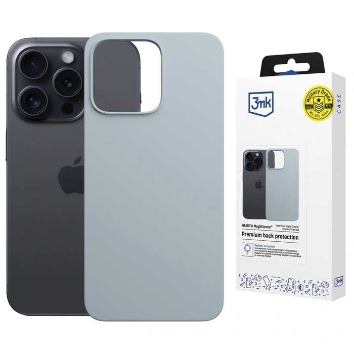3MK Hardy MagSilicone Apple iPhone 13 Pro Max blue