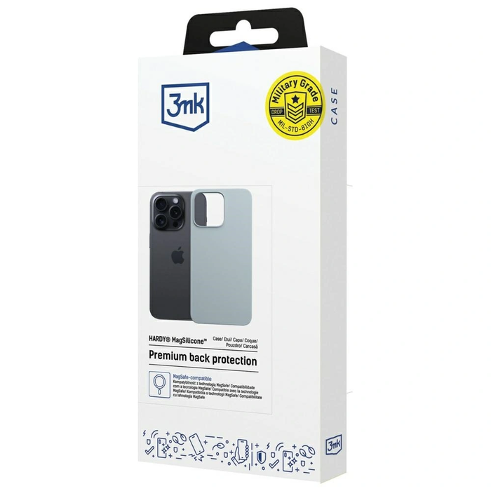 3MK Hardy MagSilicone Apple iPhone 13 Pro Max blue
