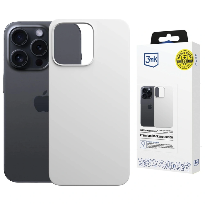 3MK Hardy MagSilicone Apple iPhone 14 Pro Max white
