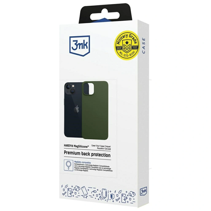 3MK Hardy MagSilicone Apple iPhone 15 Plus dark green