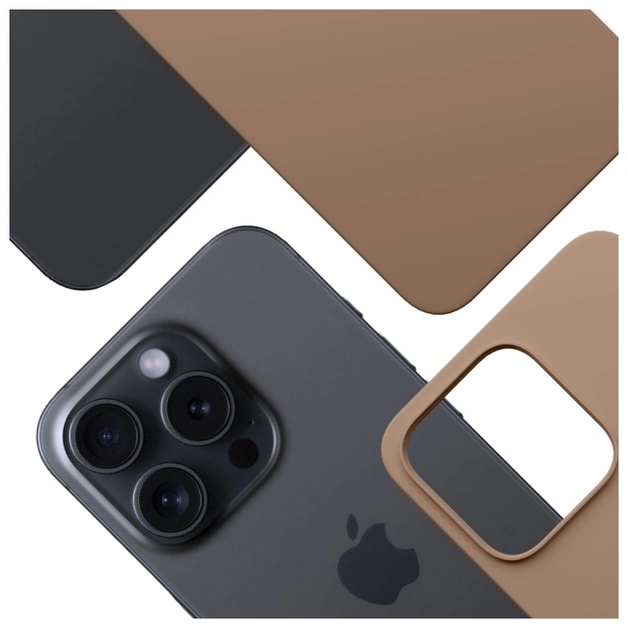 3MK Hardy MagSilicone Apple iPhone 15 Pro Max dark gold