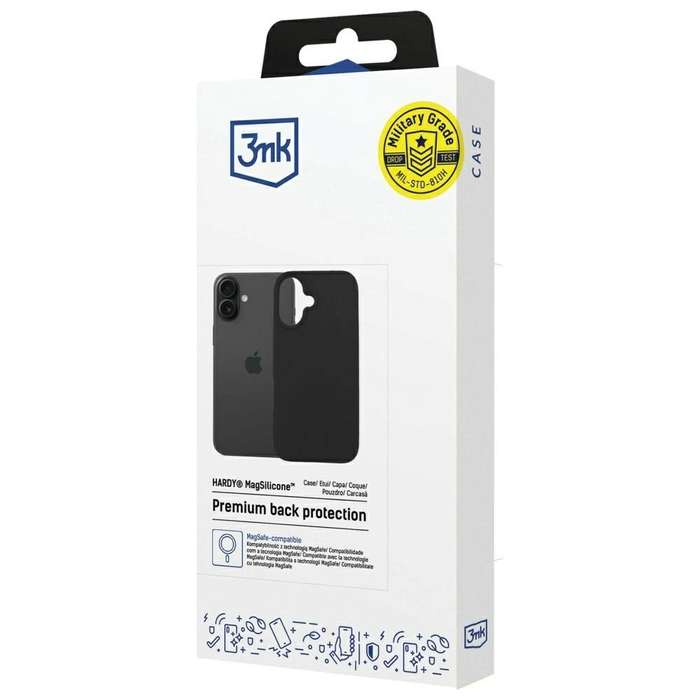 3MK Hardy MagSilicone Apple iPhone 16 Plus graphite