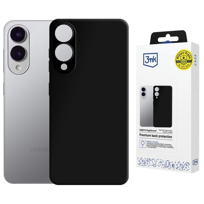 3MK Hardy MagSilicone Samsung Galaxy S25 Edge black