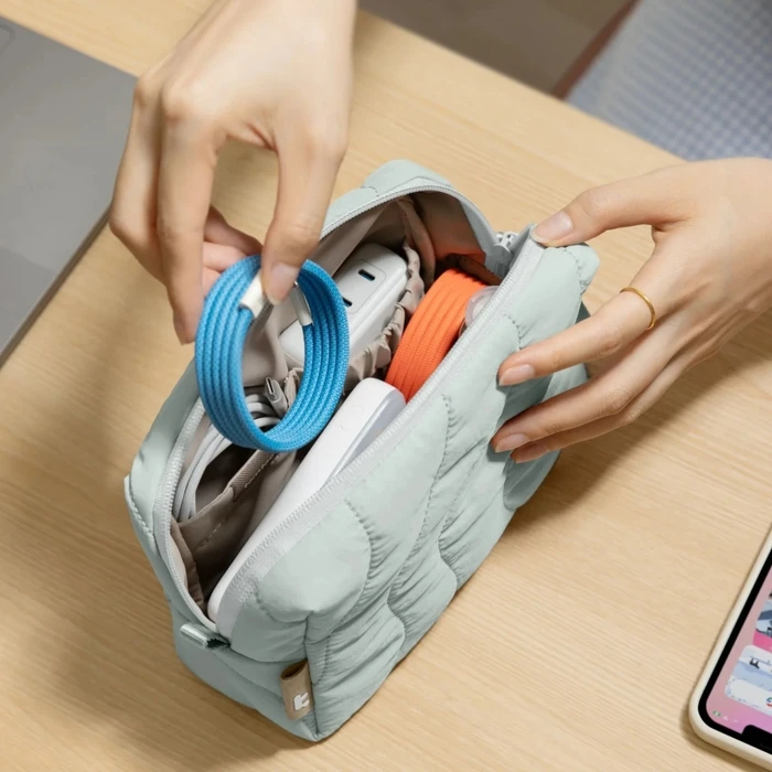 tomtoc Terra-A27 Puffy Accessory Pouch 2L - Lakeshore