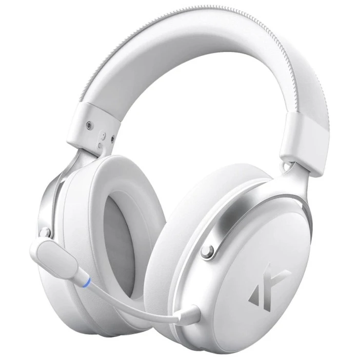 Mchose HW-V9-5 White Gaming Headset (Wireless Bluetooth, Over‑Ear)
