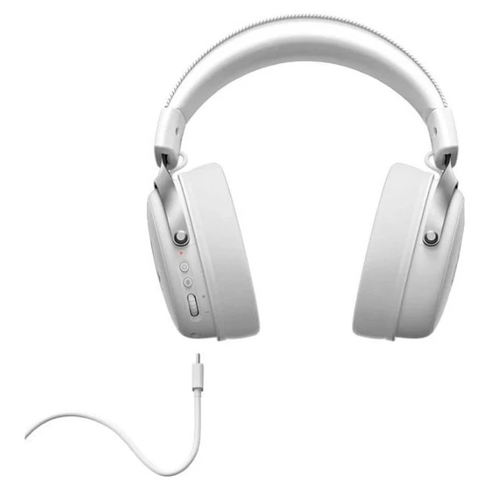 Mchose HW-V9-5 White Gaming Headset (Wireless Bluetooth, Over‑Ear)