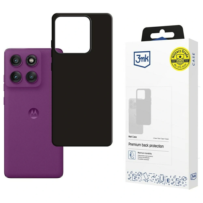 3MK Matt Case Motorola Edge 60 Pro black