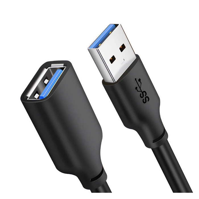 CABLETIME καλώδιο προέκτασης USB CT-C160-U3-AMAFN, 5Gbps, 2m, μαύρο