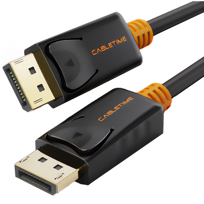 CABLETIME CT-AV585-01G Καλώδιο DisplayPort 1.8m Μαύρο