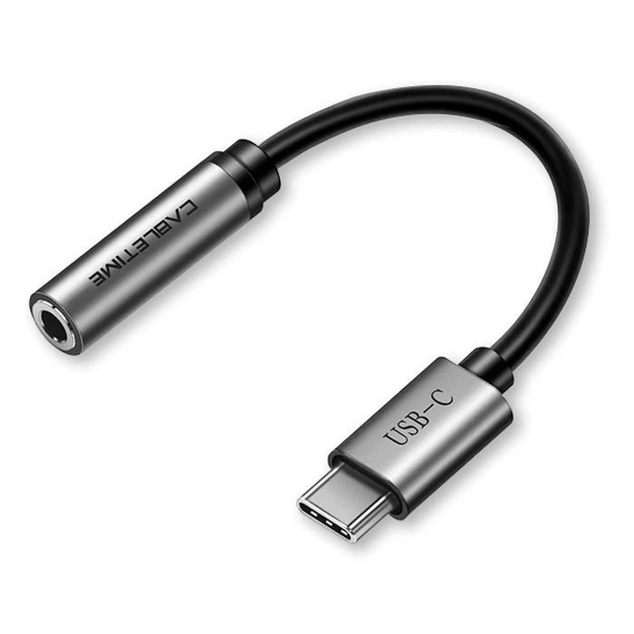 CABLETIME USB-C to 3.5mm Adapter CT-CMAUDIO, Grey