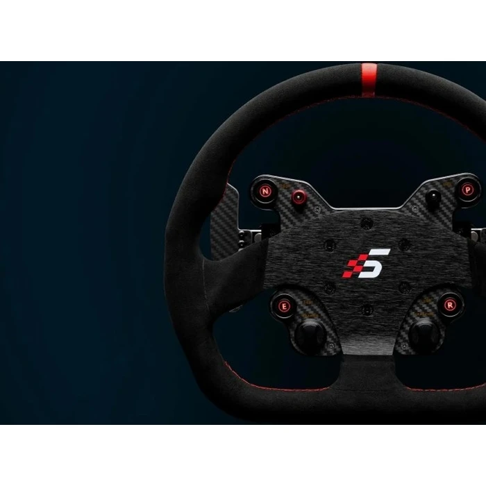 Simagic GT1-SR 330mm Τιμονιέρα Add-On (Leather) με μαγνητικά paddles, QR70, R-τύπος