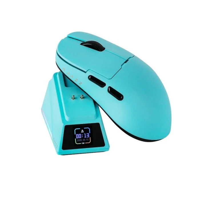 Ajazz AJ159 APEX 3950-8K Wireless Gaming Mouse with Docking Station - Blue