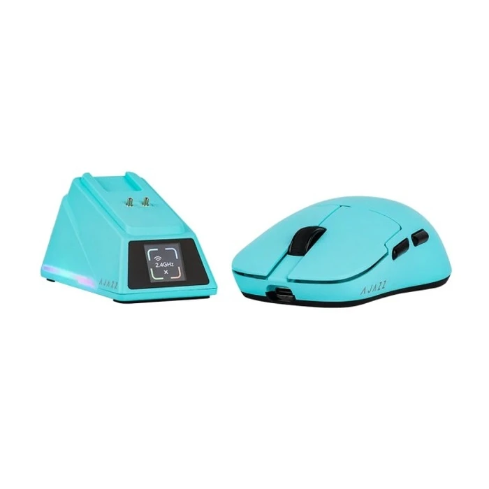 Ajazz AJ159 APEX 3950-8K Wireless Gaming Mouse with Docking Station - Blue
