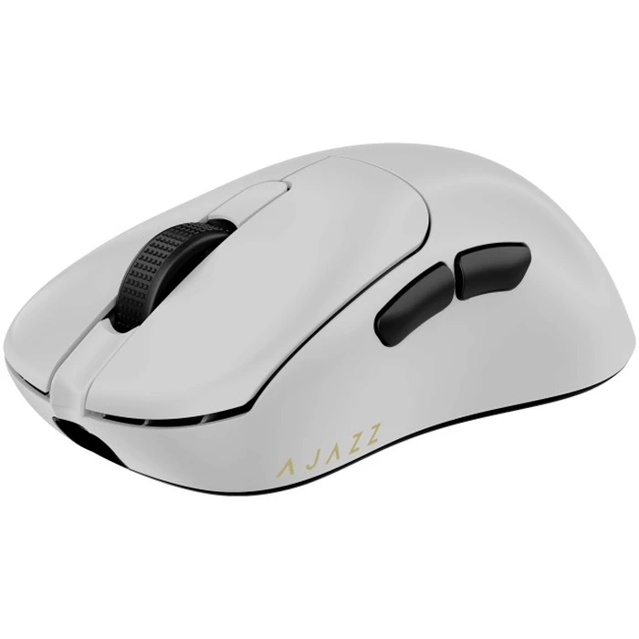 Ασύρματο Ποντίκι Ajazz AJ179 PRO 3395-8K με Σταθμό Φόρτισης - Λευκό