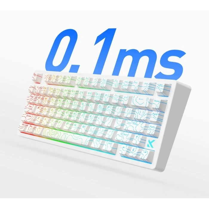 Mchose Jet 75 (MC-Jet75-9) — 75% ενσύρματο gaming πληκτρολόγιο Hall Effect με μαγνητικούς διακόπτες (USB-C, 8K polling)