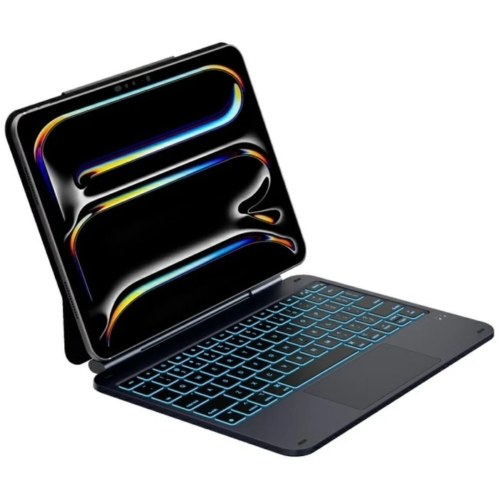 Typecase Edge θήκη με πληκτρολόγιο για iPad Pro 11" (M4 2024 / M5 2025) — Μαύρο