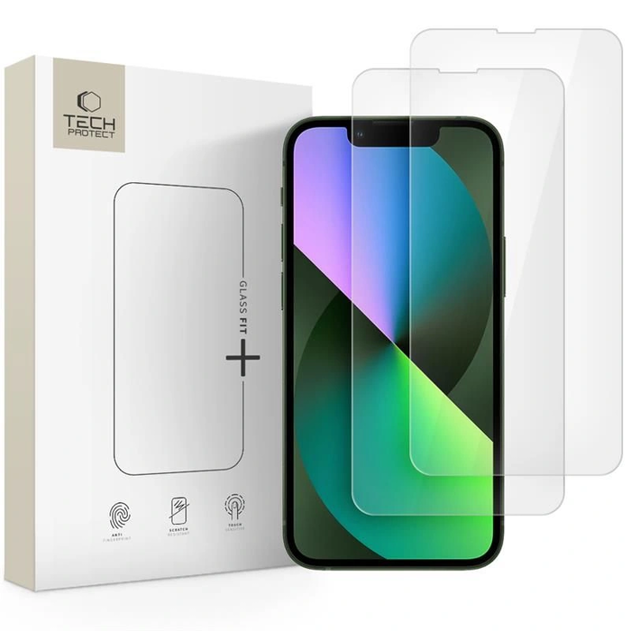 Tech-Protect Glass Fit+ Apple iPhone 13 Mini Clear [2 PACK]