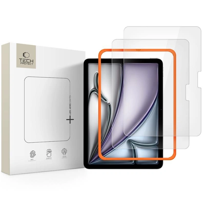 Tech-Protect Easy Set+ Apple iPad Air 11" 2024 / 11" 2025 Clear [2 PACK]