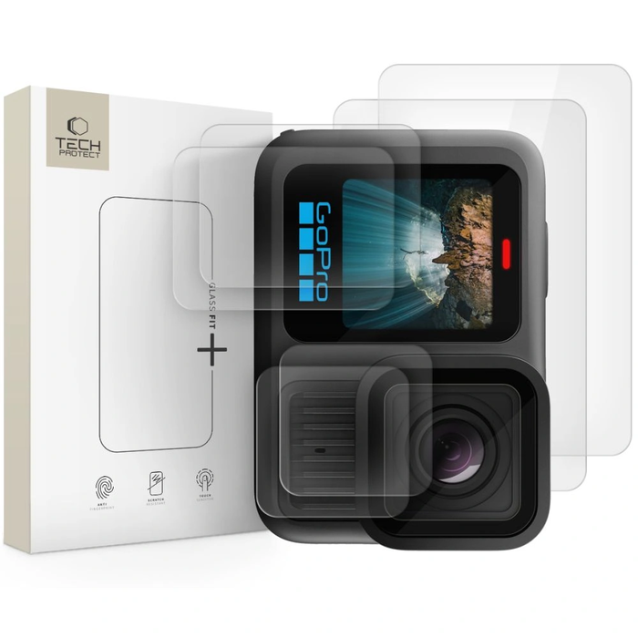 Tech-Protect Glass Fit+ GoPro Hero 13 Clear [2 PACK]