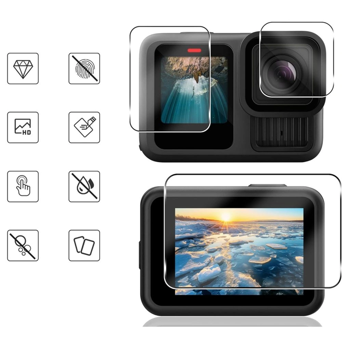 Tech-Protect Glass Fit+ GoPro Hero 13 Clear [2 PACK]