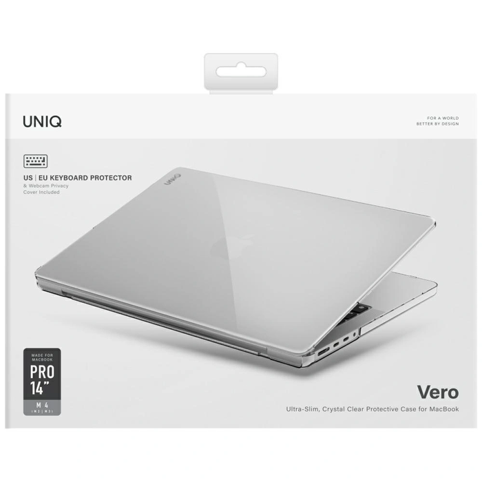 UNIQ Vero Apple MacBook Pro 14" 2021-2025 (M1/M2/M3/M4/M5) clear