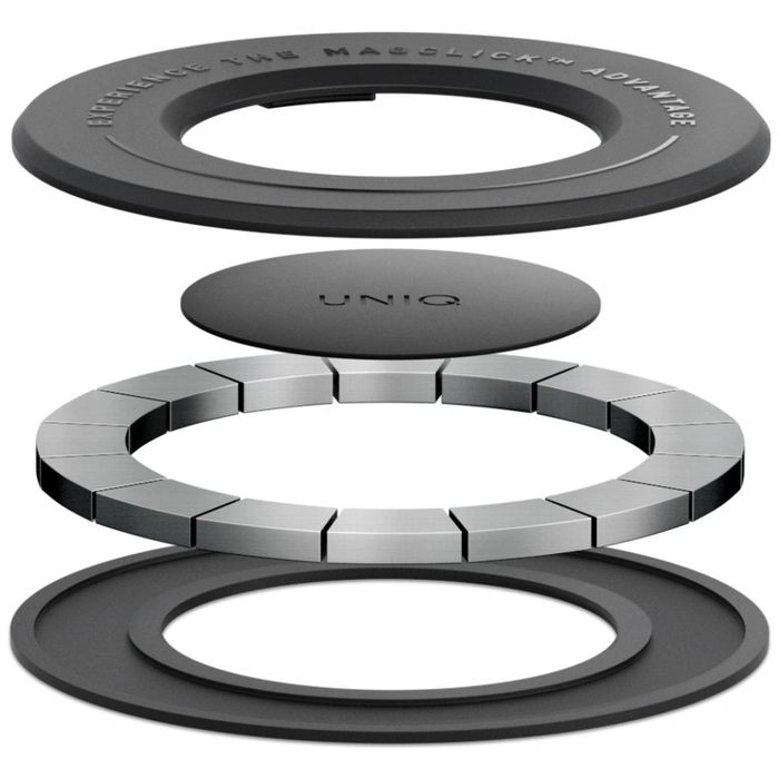 UNIQ SnapMount magnetic holder self-adhesive black