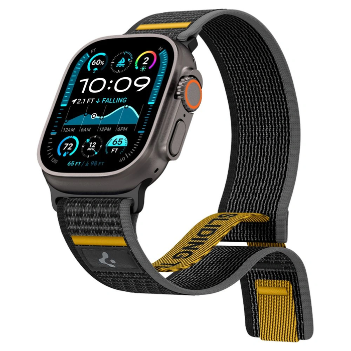 Spigen Athlex Air Apple Watch 6/7/8/9/10/SE/Ultra 1/2 44/45/46/49mm Active Black