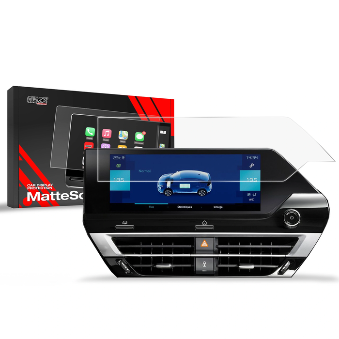 Matte GrizzGlass CarDisplay Protection Citroen e-C4 X 10" (2022-2026)