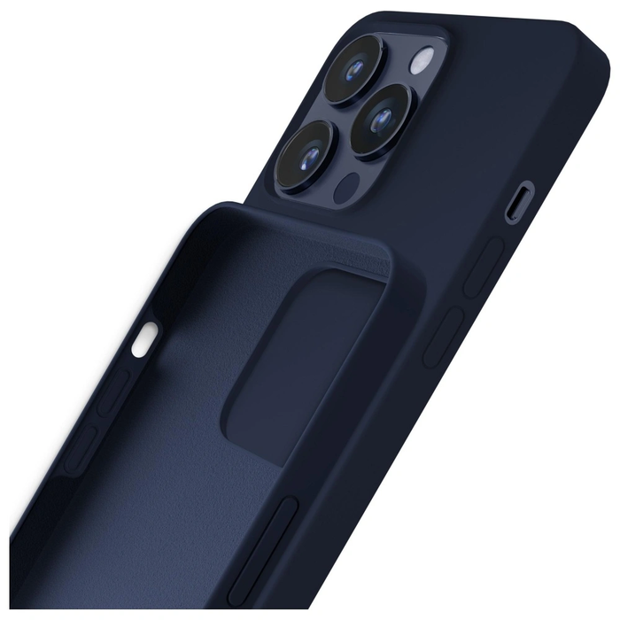 3MK Silicone Case Apple iPhone 16 Pro Max navy blue