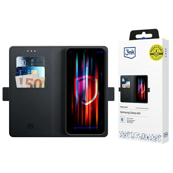 3MK Wallet Case Samsung Galaxy S25 Edge black