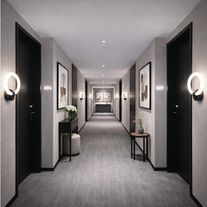 VenCore Velora Black 6093-20049 - Επιτοίχιο Απλίκα LED 12W Μαύρο Αλουμίνιο με Ρυθμιζόμενο CCT
