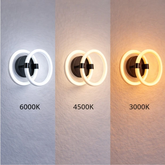 VenCore Vireon Silver 6093-20059 - Μοντέρνο Επιτοίχιο Φωτιστικό Απλίκα LED 12W Ασημί Αλουμίνιο με Ρυθμιζόμενο CCT