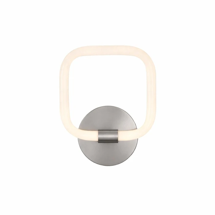 VenCore Seren Silver 6093-20063 - Επιτοίχια Απλίκα LED 12W Ασημί με Ρυθμιζόμενη CCT