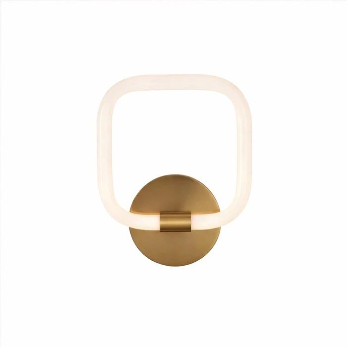 VenCore Seren Gold 6093-20064 - Μοντέρνο Επιτοίχιο Φωτιστικό Απλίκα LED 12W Χρυσό Αλουμίνιο με Ρυθμιζόμενο CCT