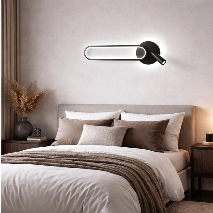 VenCore Velion White 6093-20074 - Επιτοίχιο Φωτιστικό LED 12W CCT Λευκό Αλουμίνιο
