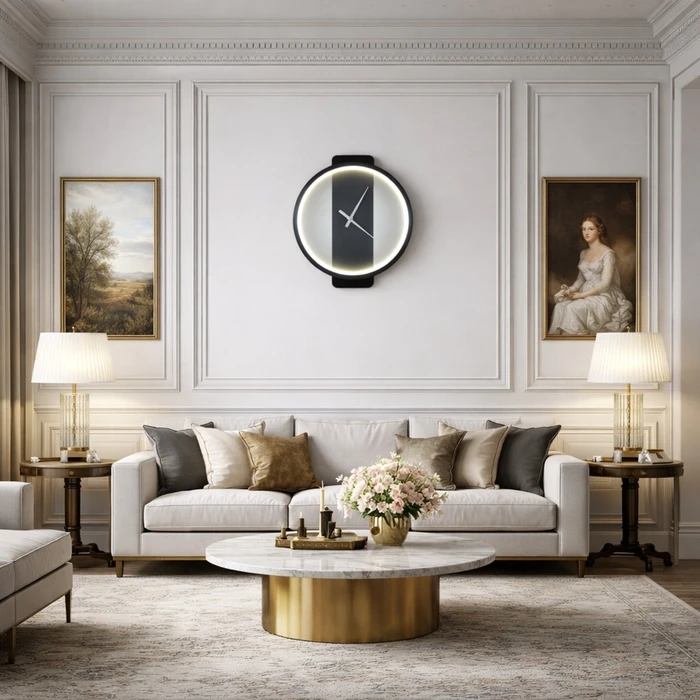 VenCore Chronor Black 6093-20083 - Επιτοίχιο Φωτιστικό LED 12W Μαύρο Αλουμίνιο με Ρυθμιζόμενο CCT