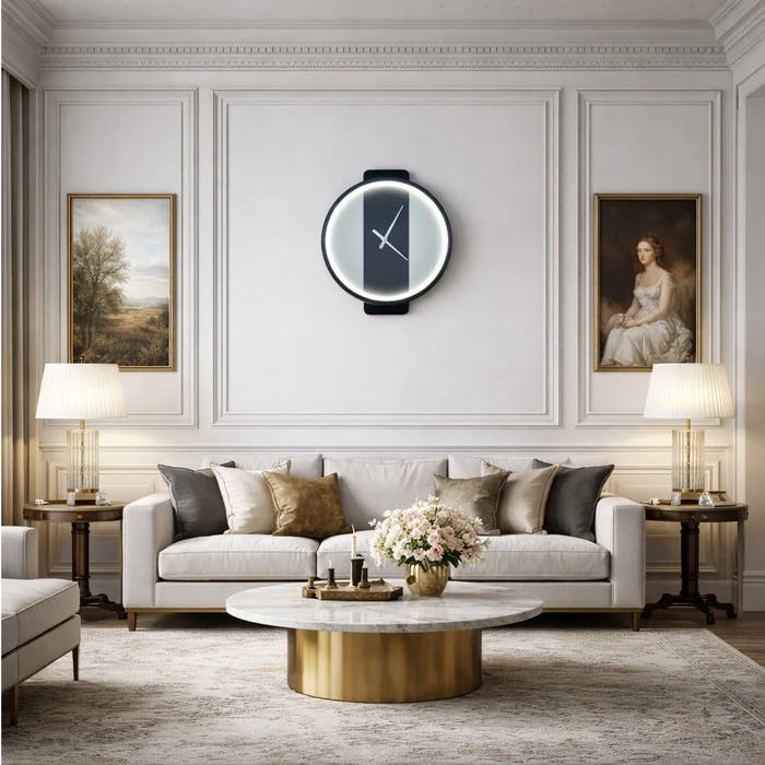 VenCore Chronor White 6093-20084 - Μοντέρνα Επιτοίχια Απλίκα LED 12W (Λευκό Αλουμίνιο, Ρυθμιζόμενο CCT)