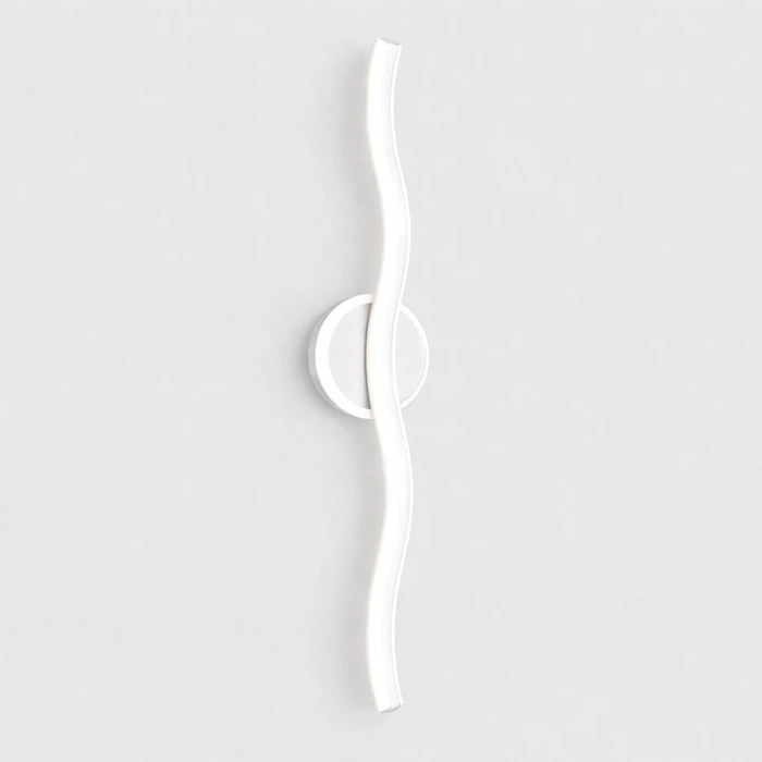 VenCore Velaris White 6093-20151 - Modern LED Wall Sconce 40cm 10W White Aluminum with Adjustable CCT (Warm/Daylight/Cool)