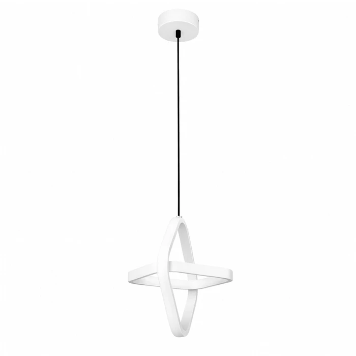 VenCore Axis White 6089-20027 - Μοντέρνο Κρεμαστό Φωτιστικό Οροφής LED 22W Λευκό Αλουμίνιο με Ρυθμιζόμενο CCT