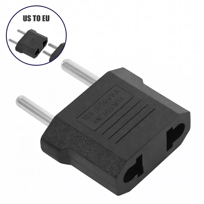 VenCore 6373-10016 - Αντάπτορας Πρίζας US σε EU