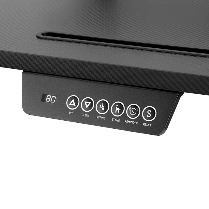 VenCore 2730-10005 Γραφείο Gaming Ρυθμιζόμενο Ύψος 160x60cm Μαύρο