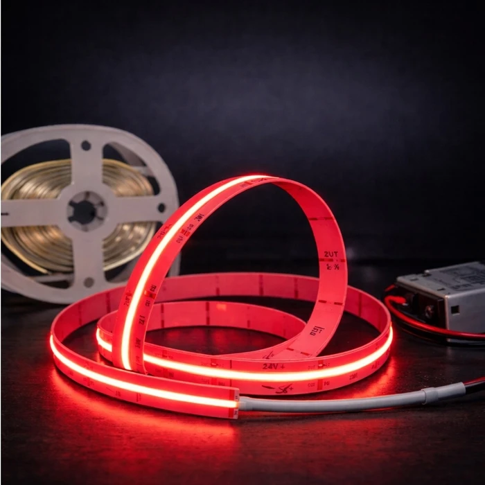 VenCore 6174-50016 - COB LED Strip 5m - 12W - Red