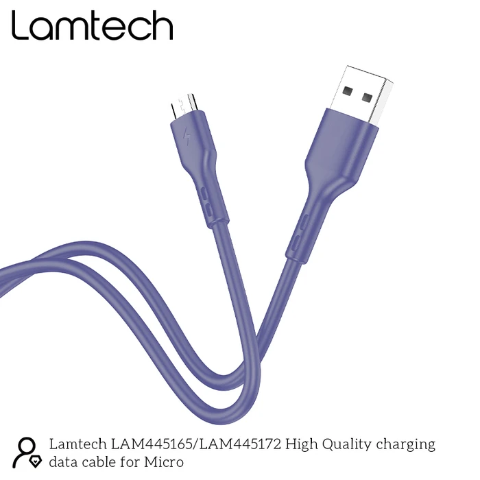 Καλώδιo USB Lamtech Data Micro 1m BLUE