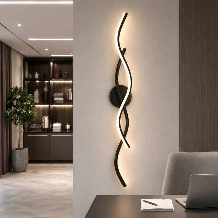 VenCore Serelis White 6093-20143 - Μοντέρνο Επιτοίχιο Φωτιστικό Απλίκα LED 80cm 14W με Ρυθμιζόμενο CCT