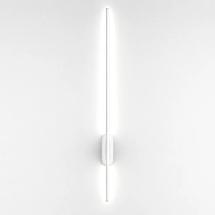 VenCore Lineon White 6093-20115 - Modern Wall LED Sconce 60cm 12W White Aluminium with Adjustable CCT (Warm / Neutral / Cool) - CCT controlled via On-Off switch