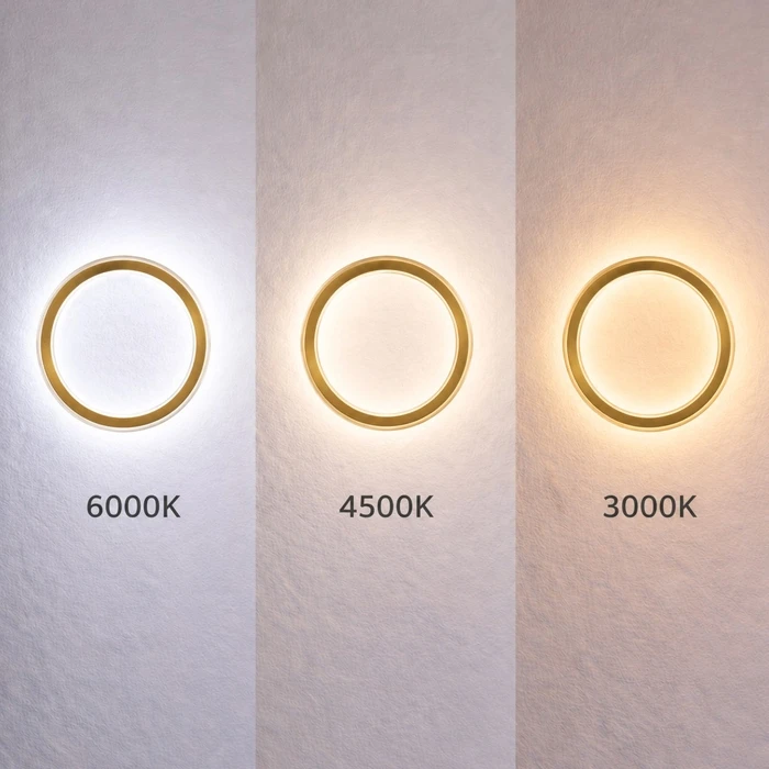 VenCore Noctis Gold 6093-20016 - Μοντέρνο Επιτοίχιο Φωτιστικό Απλίκα LED 12W Χρυσό Αλουμίνιο με Ρυθμιζόμενο CCT
