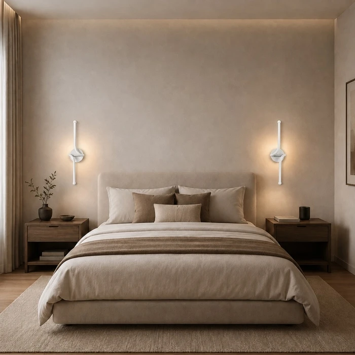VenCore Aureon White 6093-20147 - Μοντέρνο Επιτοίχιο Φωτιστικό Απλίκα LED 12W CCT Λευκό Αλουμίνιο