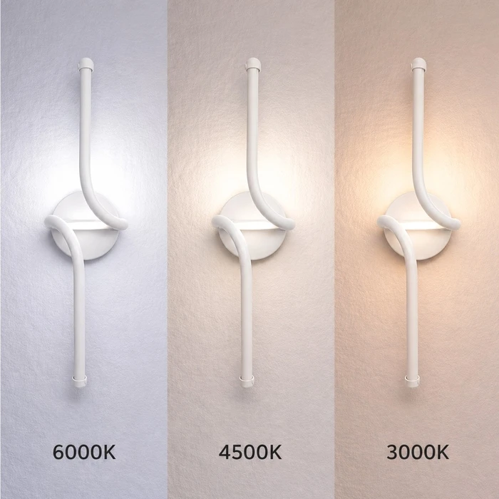 VenCore Aureon White 6093-20147 - Μοντέρνο Επιτοίχιο Φωτιστικό Απλίκα LED 12W CCT Λευκό Αλουμίνιο